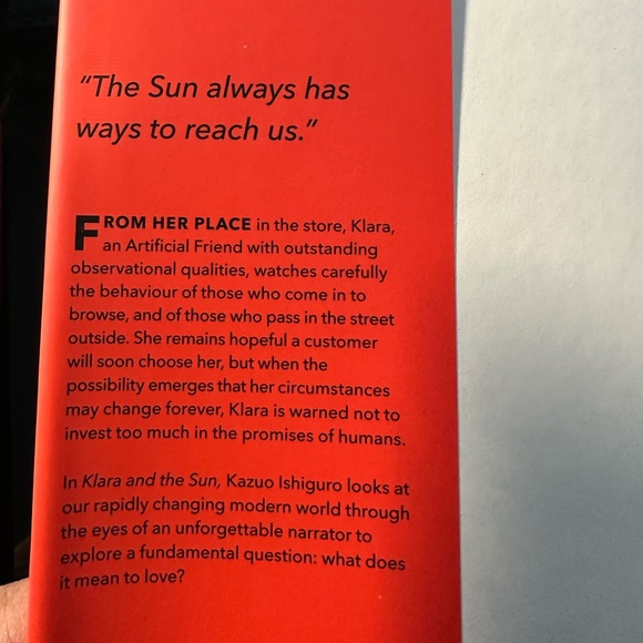 Klara And The Sun   Kazuo Ishiguro.   Nobel prize author - Picture 4 of 5